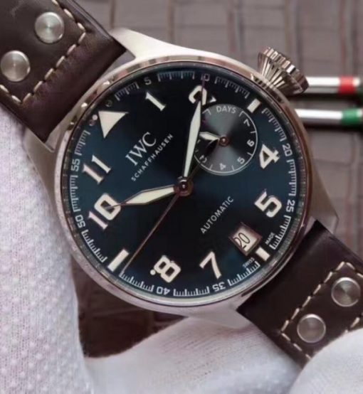 Replica IWC ZF Big Pilot IW500908 Le Petit Prince Leather Strap - Image 2