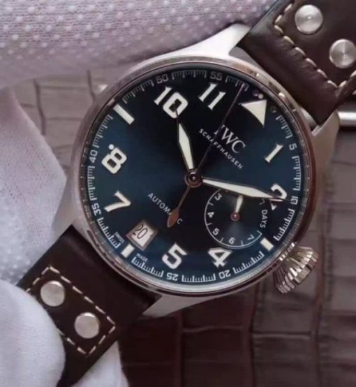 Replica IWC ZF Big Pilot IW500908 Le Petit Prince Leather Strap - Image 3