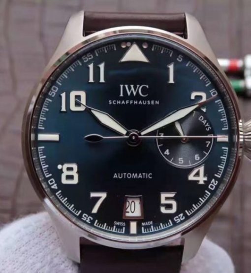 Replica IWC ZF Big Pilot IW500908 Le Petit Prince Leather Strap - Image 4