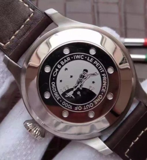 Replica IWC ZF Big Pilot IW500908 Le Petit Prince Leather Strap - Image 7
