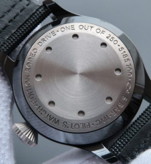 Replica IWC ZF Big Pilot IW502003 Real Ceramic Nylon Strap - Image 6