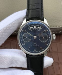 Replica IWC YLF Portuguese Annual Calendar IW503502 Blue Dial A52850