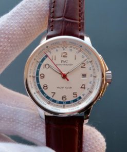 Replica IWC Portuguese Automatic Yacht Club White Dial Red Hand