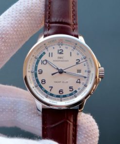 Replica IWC Portuguese Automatic Yacht Club White Dial Blue Hand