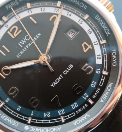 Replica IWC Portuguese Automatic Yacht Club Black Dial - Image 2