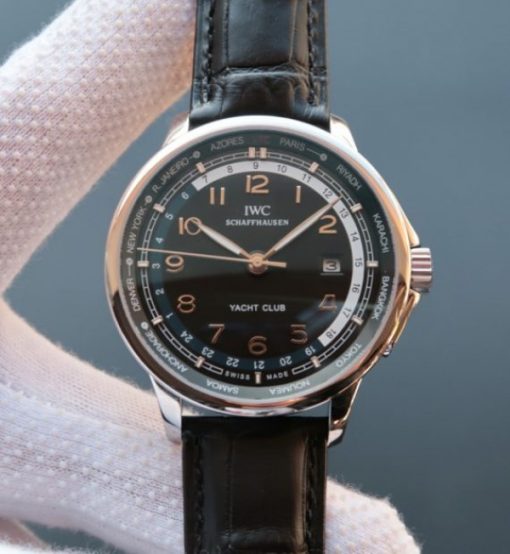 Replica IWC Portuguese Automatic Yacht Club Black Dial