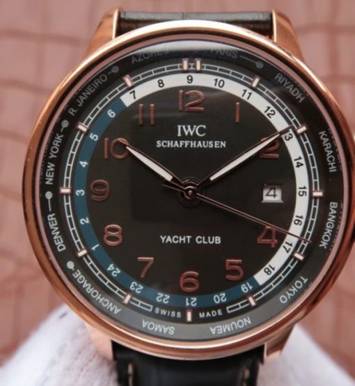 Replica IWC Portuguese Automatic Yacht Club Black Dial - Image 3
