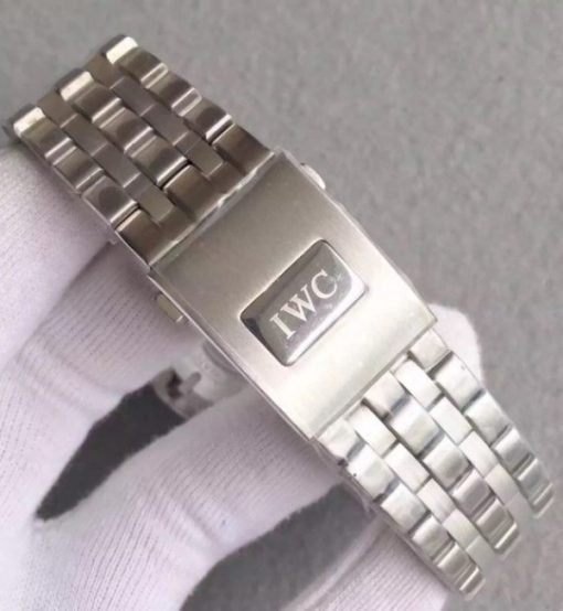 Replica IWC MKF Mark XVIII IW3270 Blue Dial SS Bracelet A2892 - Image 6