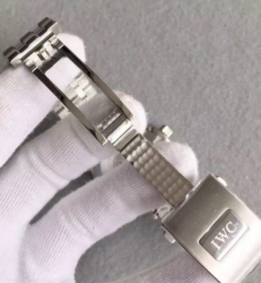 Replica IWC MKF Mark XVIII IW3270 Blue Dial SS Bracelet A2892 - Image 7