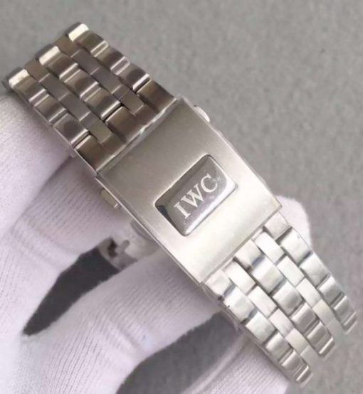 Replica IWC MKF Mark XVIII Le Petit Prince Blue Dial SS Bracelet A2892 - Image 7