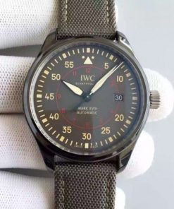 Replica IWC MKF Mark XVIII IW324702 Gray Dial Nylon Strap A2892