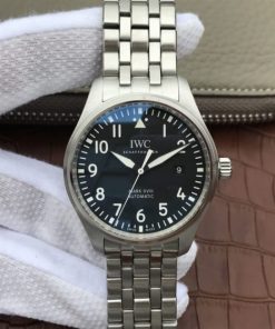 Replica IWC XF Mark XVIII IW3270 Black Dial SS Bracelet A2892
