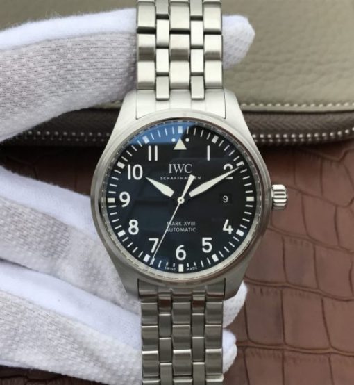 Replica IWC XF Mark XVIII IW3270 Black Dial SS Bracelet A2892