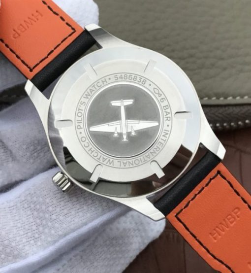 Replica IWC XF Mark XVIII IW327001 Black Dial Leather Strap - Image 6