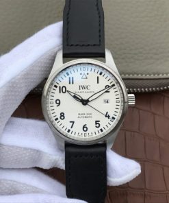 Replica IWC XF Mark XVIII IW327002 White Dial Leather Strap A2892