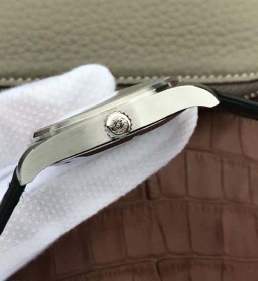 Replica IWC XF Mark XVII Black Dial Black Leather Strap A2892 - Image 4