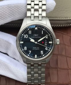 Replica IWC XF Mark XVII Black Dial SS Bracelet A2892