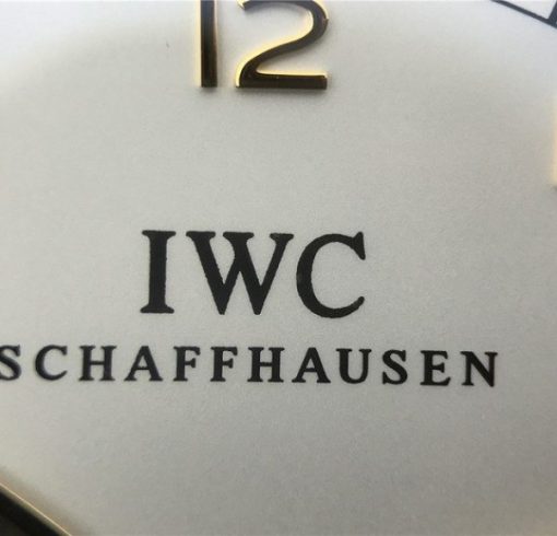 Replica IWC ZF Portuguese IW5454 YG White & Black Dial A6498 - Image 4