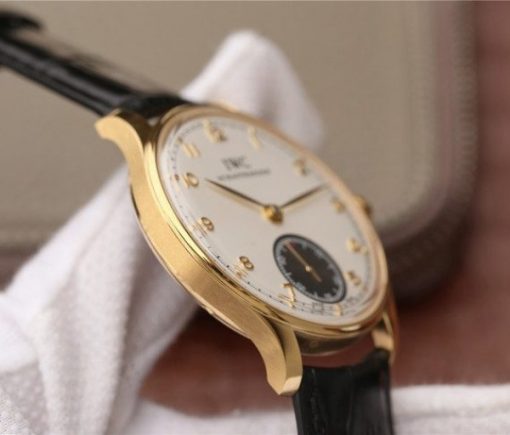Replica IWC ZF Portuguese IW5454 YG White & Black Dial A6498 - Image 6