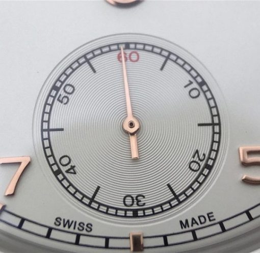 Replica IWC ZF Portuguese IW5454 White Dial Leather Strap RG Hand - Image 5