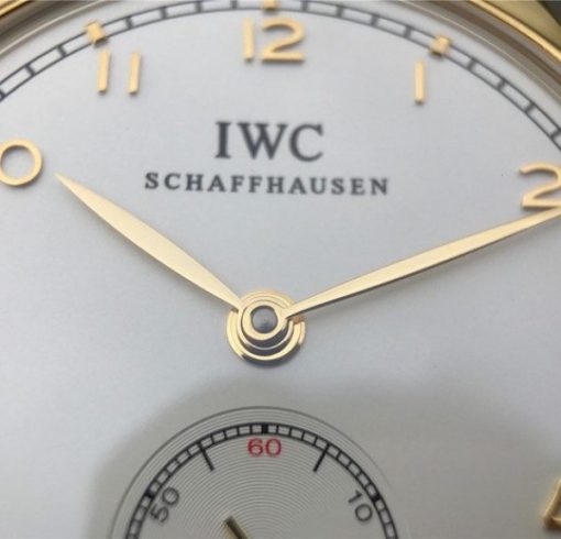 Replica IWC ZF Portuguese IW5454 YG White Dial Leather Strap A6498 - Image 5