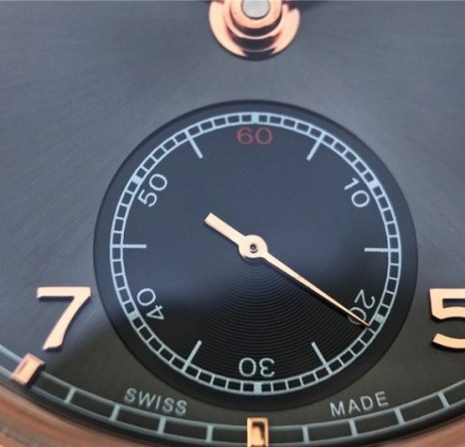 Replica IWC ZF Portuguese IW545406 RG Brown Dial Leather Strap A6498 - Image 4