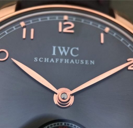 Replica IWC ZF Portuguese IW545406 RG Brown Dial Leather Strap A6498 - Image 5