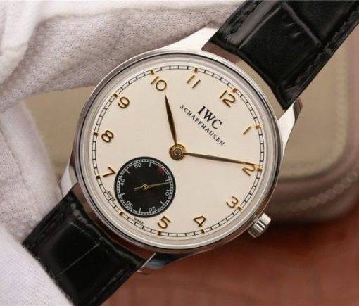 Replica IWC ZF Portuguese IW545405 White & Black Dial A6498 - Image 2
