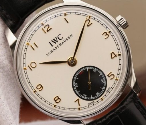 Replica IWC ZF Portuguese IW545405 White & Black Dial A6498 - Image 3