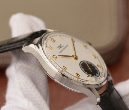 Replica IWC ZF Portuguese IW545405 White & Black Dial A6498 - Image 6
