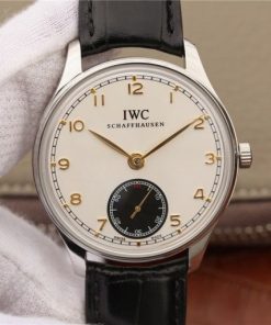 Replica IWC ZF Portuguese IW545405 White & Black Dial A6498