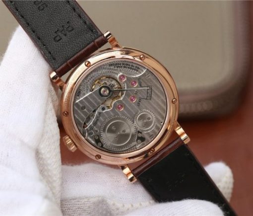 Replica IWC Vintage IW544803 White Dial RG Brown Leather Strap - Image 8