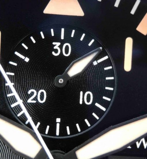 Replica IWC ZF Pilot Chrono AUS Special Edition Leather Strap A7750 - Image 4