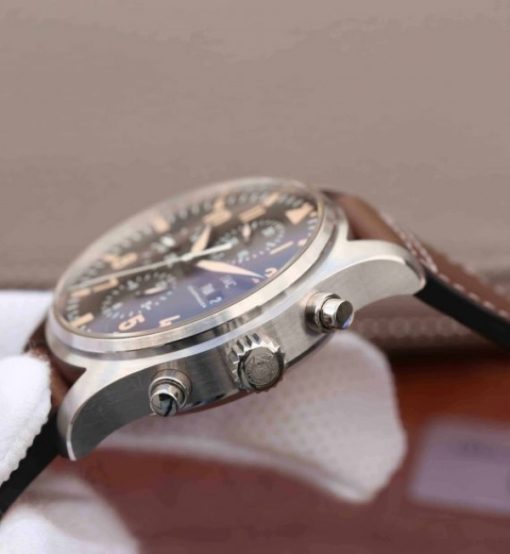 Replica IWC ZF Pilot Chrono AUS Special Edition Leather Strap A7750 - Image 7