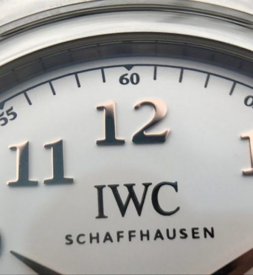 Replica IWC TW Da Vinci IW356601 White Dial Black Leather Strap A2892 - Image 4