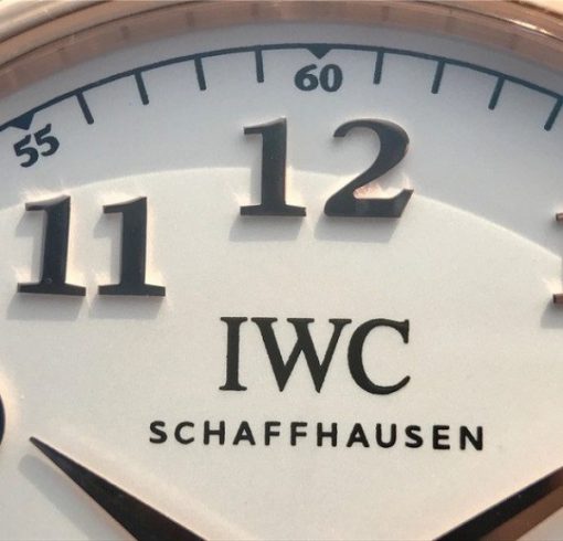 Replica IWC TW Da Vinci RG IW3566 White Dial Black Leather Strap A2892 - Image 4