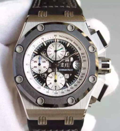 Replica Audemars Piguet JF Royal Oak Offshore Ruben Barrichello Skeleton Dial A3126