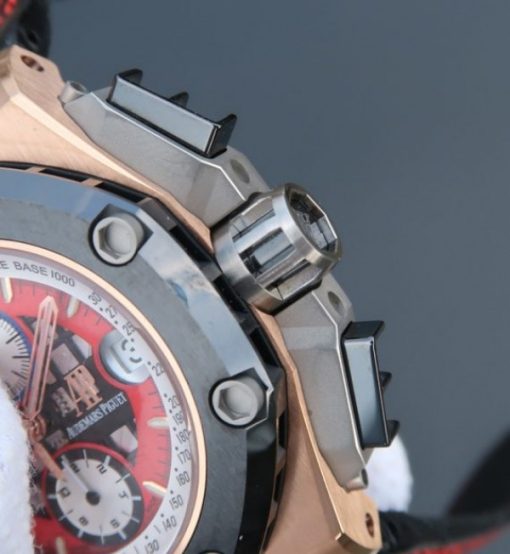 Replica Audemars Piguet JF Royal Oak Offshore 26078 RG Skeleton Dial A3126 - Image 5