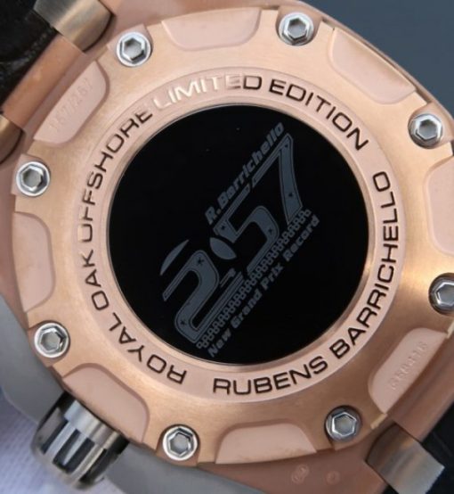 Replica Audemars Piguet JF Royal Oak Offshore 26078 RG Skeleton Dial A3126 - Image 7