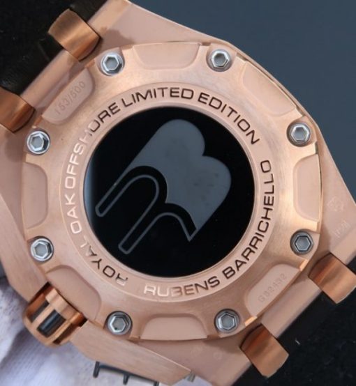 Replica Audemars Piguet JF Royal Oak Offshore 26078 RG White Skeleton Dial A3126 - Image 5