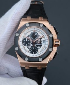Replica Audemars Piguet JF Royal Oak Offshore 26078 RG White Skeleton Dial A3126