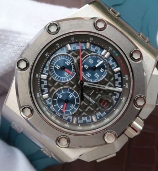 Replica Audemars Piguet JF Royal Oak Offshore Michael Schumacher Blue Dial A3126 - Image 2