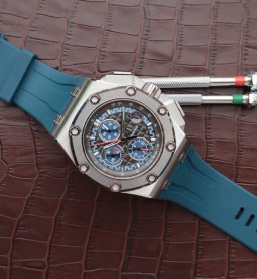 Replica Audemars Piguet JF Royal Oak Offshore Michael Schumacher Blue Dial A3126 - Image 8