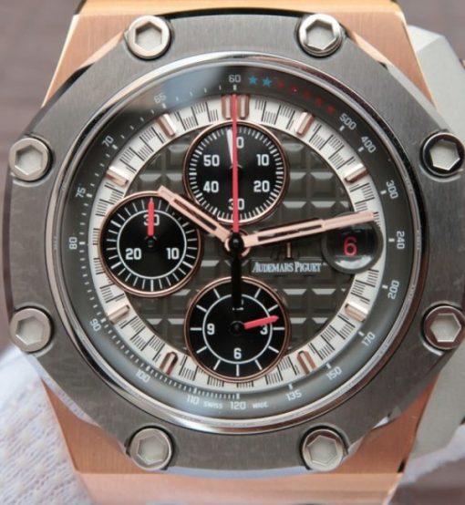 Replica Audemars Piguet JF Royal Oak Offshore 26568OM RG Cermet Bezel Michael Schumacher - Image 2