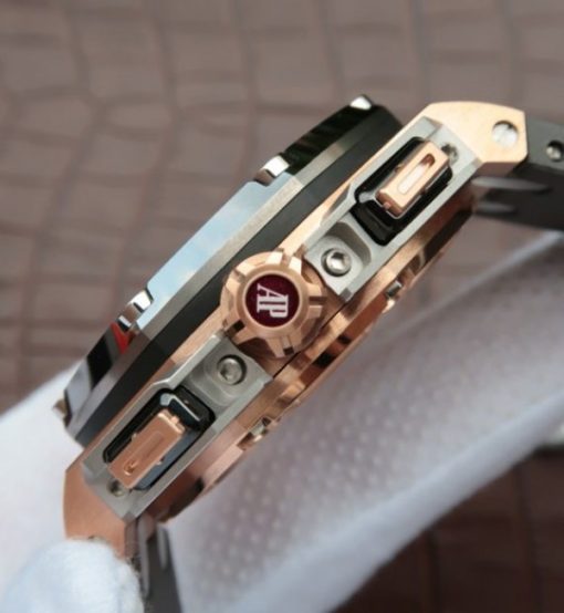 Replica Audemars Piguet JF Royal Oak Offshore 26568OM RG Cermet Bezel Michael Schumacher - Image 3