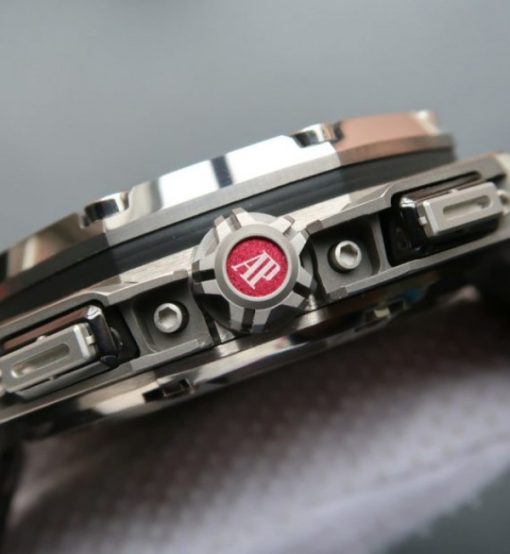 Replica Audemars Piguet JF Royal Oak Offshore Titanium Michael Schumacher Gray Dial A3126 - Image 3