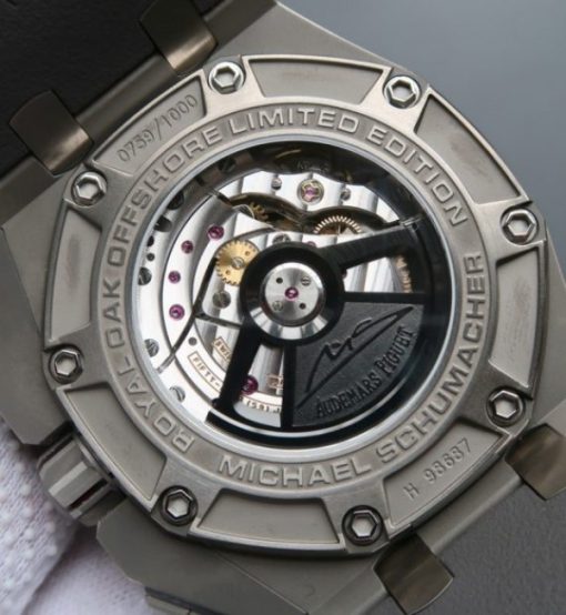 Replica Audemars Piguet JF Royal Oak Offshore Titanium Michael Schumacher Gray Dial A3126 - Image 5