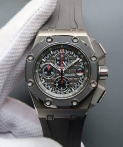 Replica Audemars Piguet JF Royal Oak Offshore Titanium Michael Schumacher Gray Dial A3126