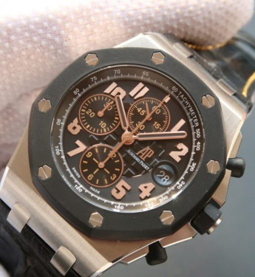 Replica Audemars Piguet JF Royal Oak Offshore 57th Street Blue Leather Strap A3126 - Image 2