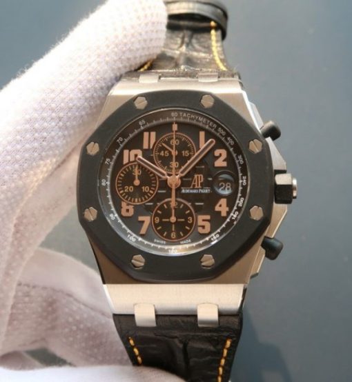 Replica Audemars Piguet JF Royal Oak Offshore 57th Street Blue Leather Strap A3126